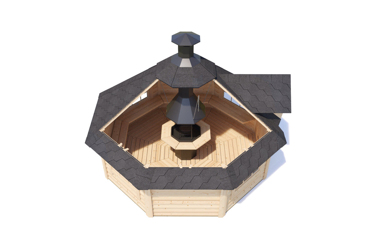 Cabana de Barbecue Grillhut