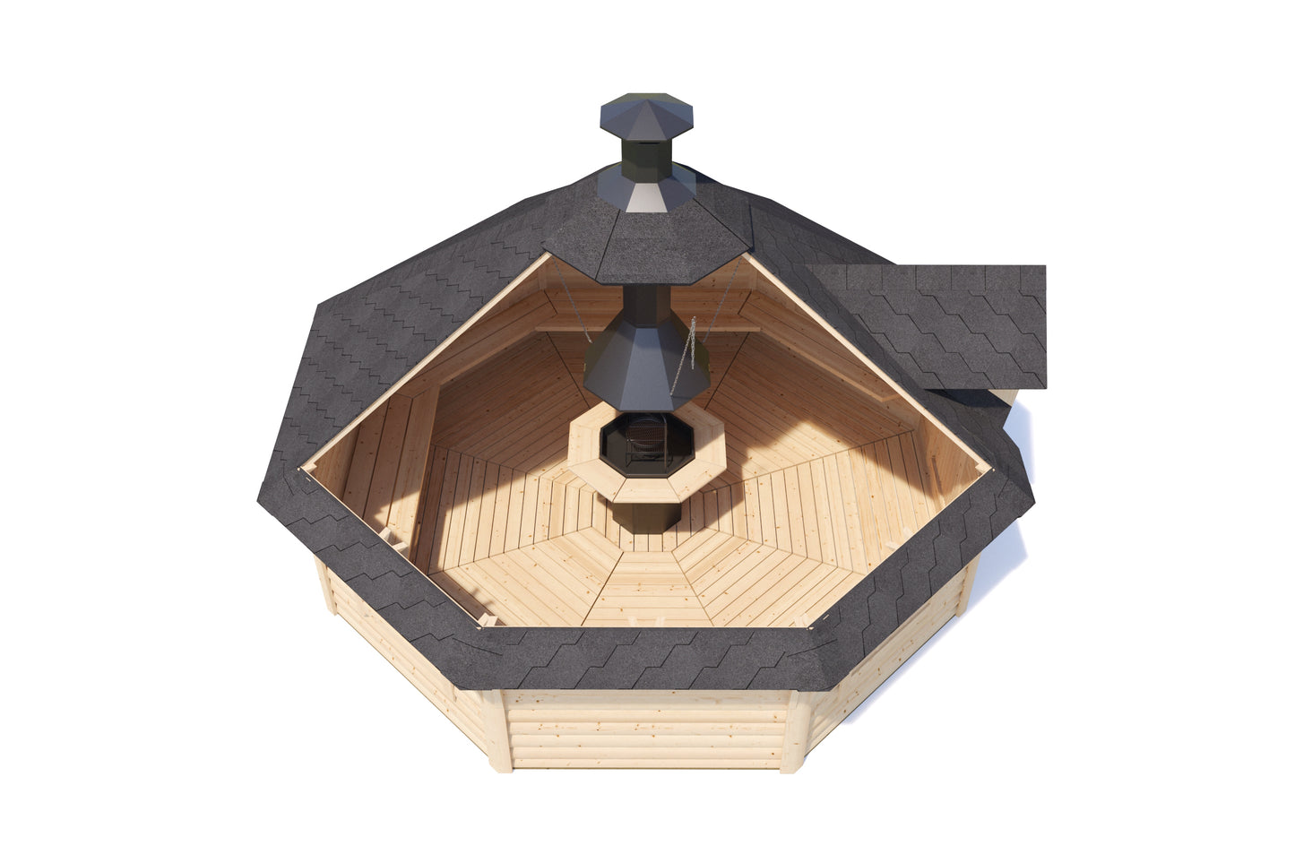 Cabana de Barbecue Grillhut