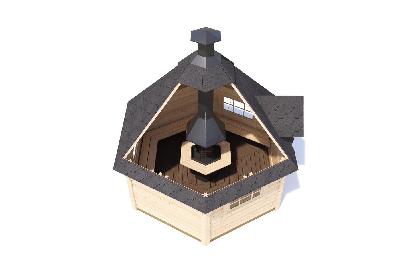 Cabana de Barbecue Grillhut