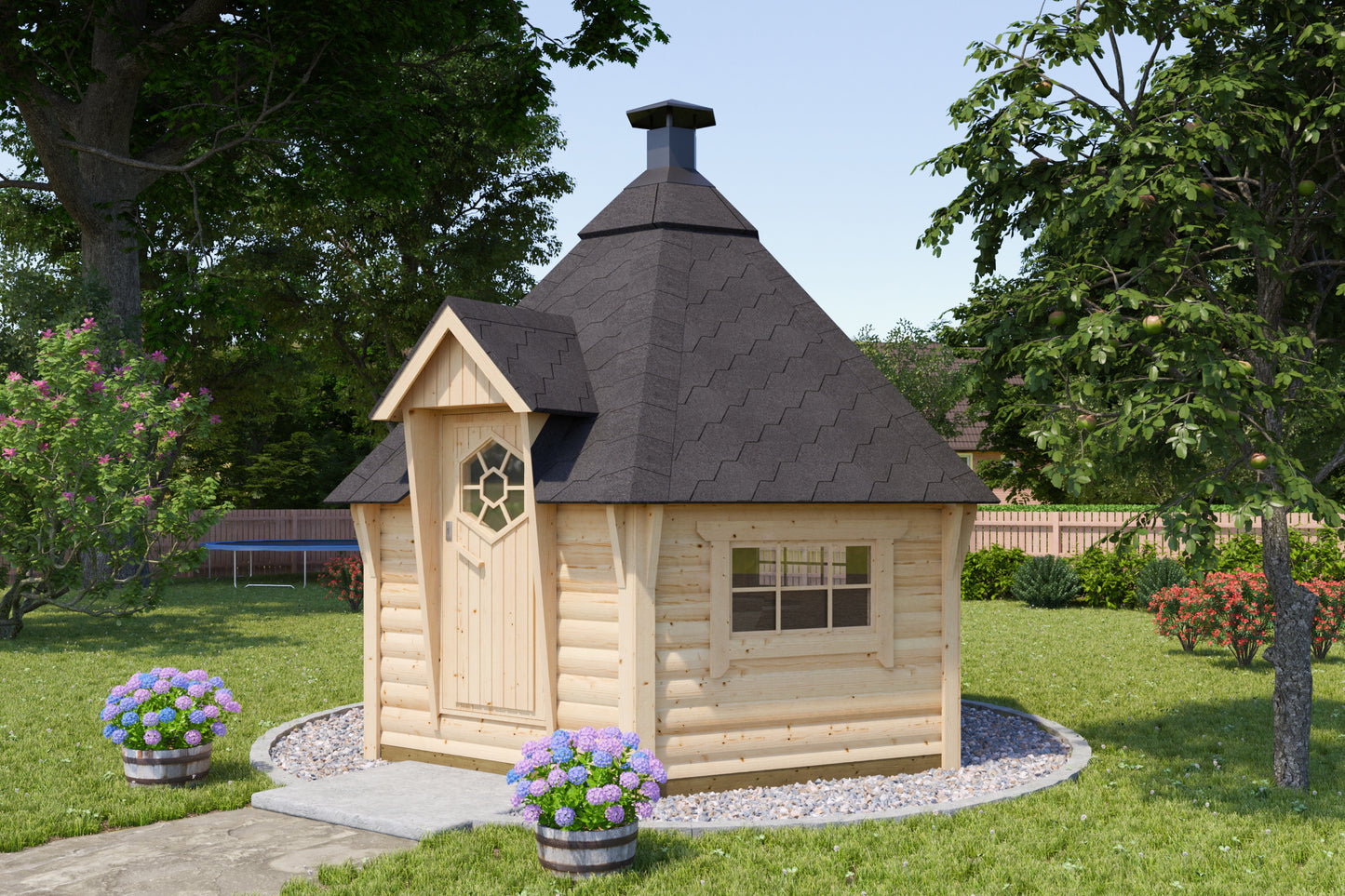 Cabana de Barbecue Grillhut