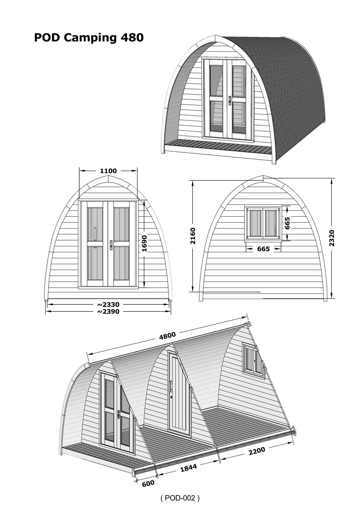 Nordicasas Glamping Pod 480