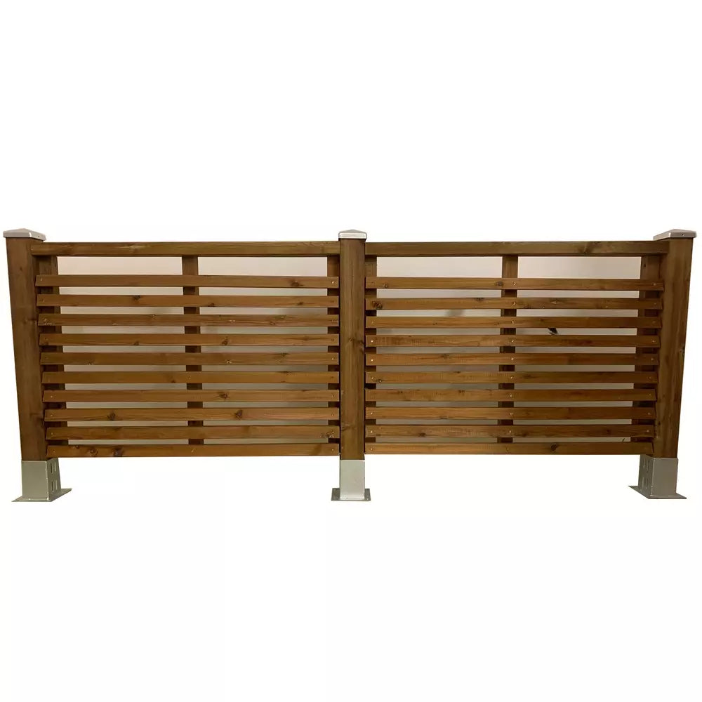 Corrimão de ripas para decks de pátio