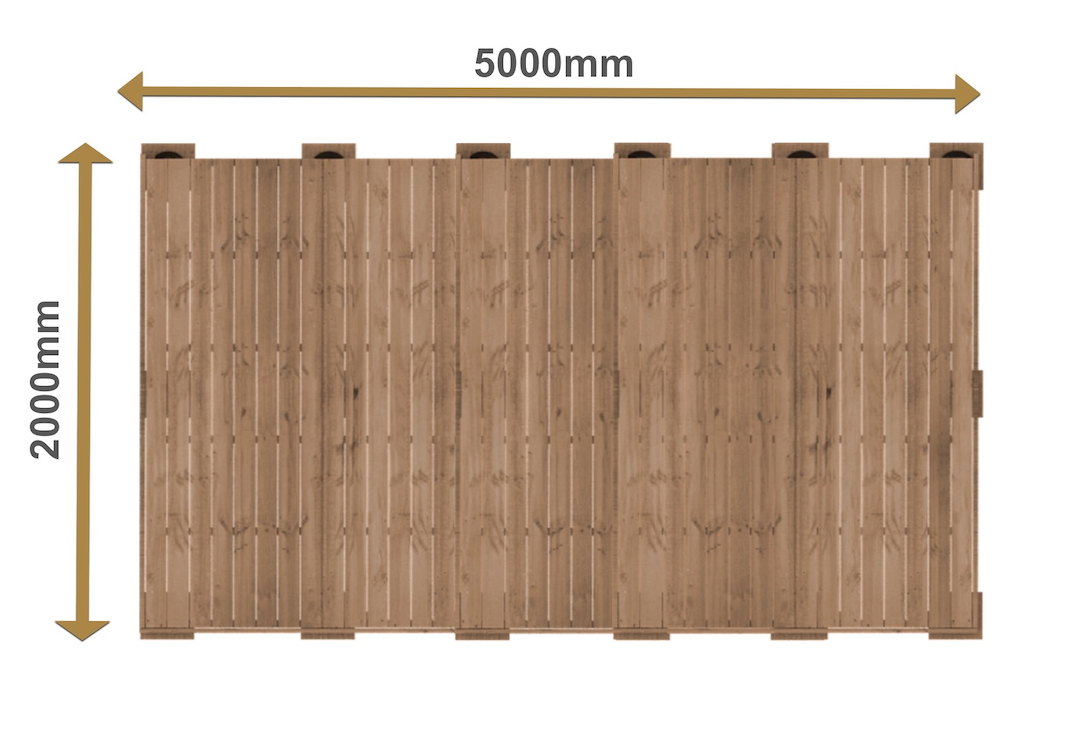 Patio Pont 2x5