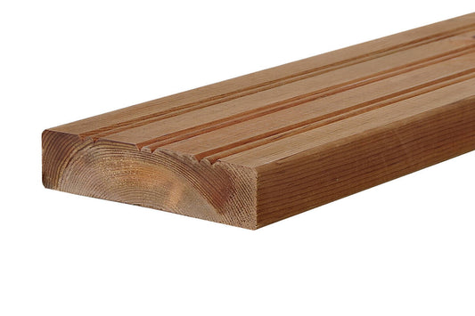 Madera tratada para cubiertas 28×120 mm (Clase AB)