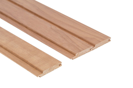 Panel de revestimiento interior STP 15x120 mm de álamo termomodificado (Thermo Aspen)