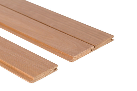 STS4 Panel de revestimiento interior 15x160mm Álamo termomodificado (Thermo Aspen)
