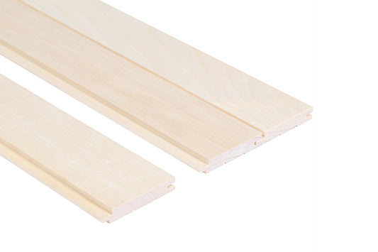 STS4 Revestimiento interior de álamo (Aspen) de 15x90mm - Paquete de 6 piezas