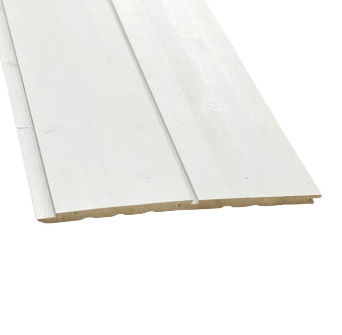 STRUKTUURI Panel 15x176mm (Spruce - Pure White) - Pack of 5 - Nordicasas