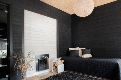 STRUKTUURI Panel 15x176mm (Spruce - Black) - Pack of 5 - Nordicasas