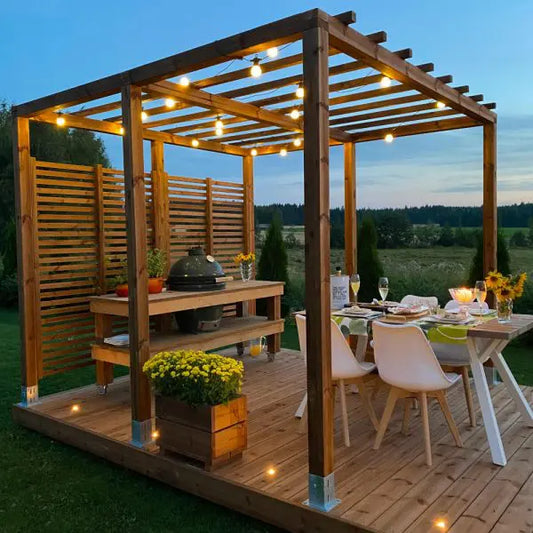 Pérgola de patio 3x4